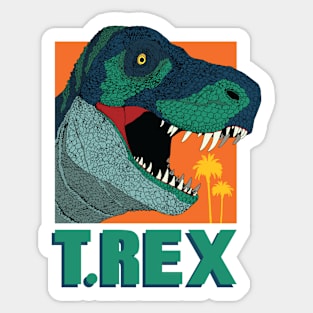 T. Rex T-Rex Tyrannosaurus Sticker